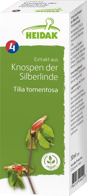 HEIDAK Knospe Silberlinde Tilia tomentosa Glycerin Mazerat (30ml)