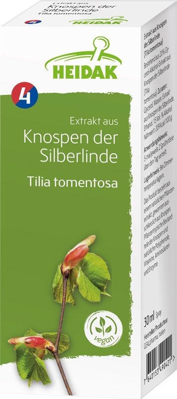 HEIDAK Knospe Silberlinde Tilia tomentosa Glycerin Mazerat (30ml)