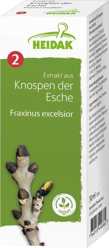 HEIDAK Knospe Esche Fraxinus excelsior Glycerin Mazerat (250ml)