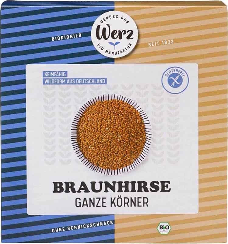 Werz Braunhirse ganz keimfähig Bio (500g)