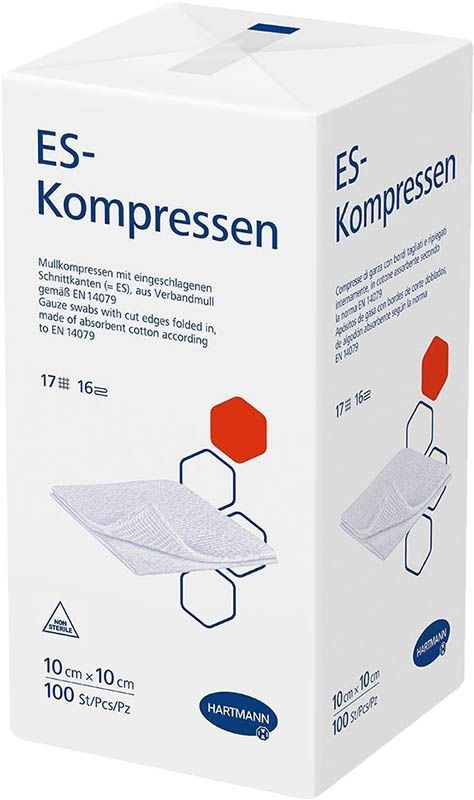HARTMANN ES-Kompressen 16fach 10x10cm (100 Stk)