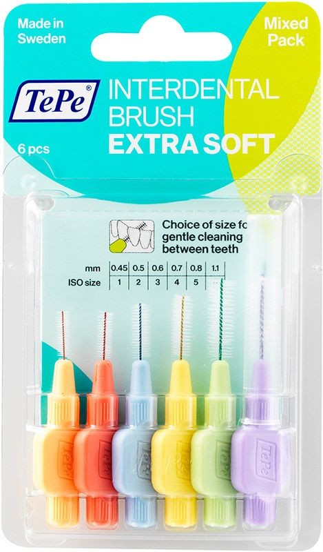TePe Interdental Brush Extra Soft gemischt (6 Stk)