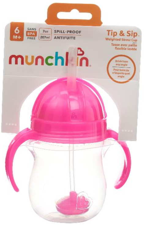 munchkin Trinkhalm Tip & Sip 6M+ (207ml)