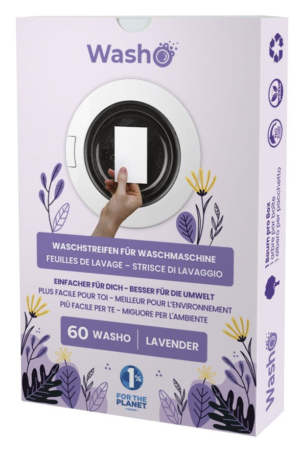 Washo Waschstreifen Lavendel (60 Stk)
