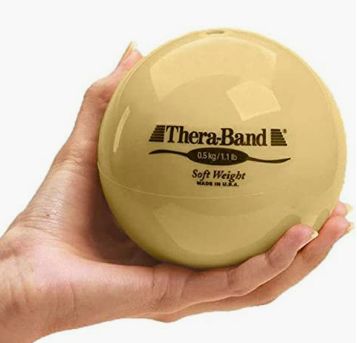TheraBand Gewichtsball Soft 0.5 Kg beige (1 Stk)