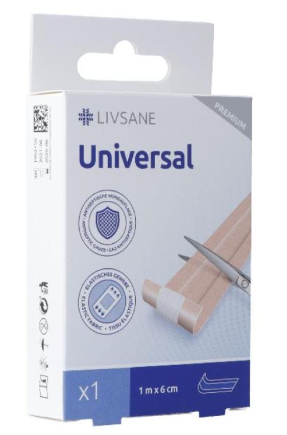Livsane Premium Universal Pflaster 1m x 6cm (1 Stk)