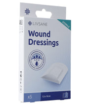 Livsane Sterile Wound Dressings 7.5x10cm (5 Stk)