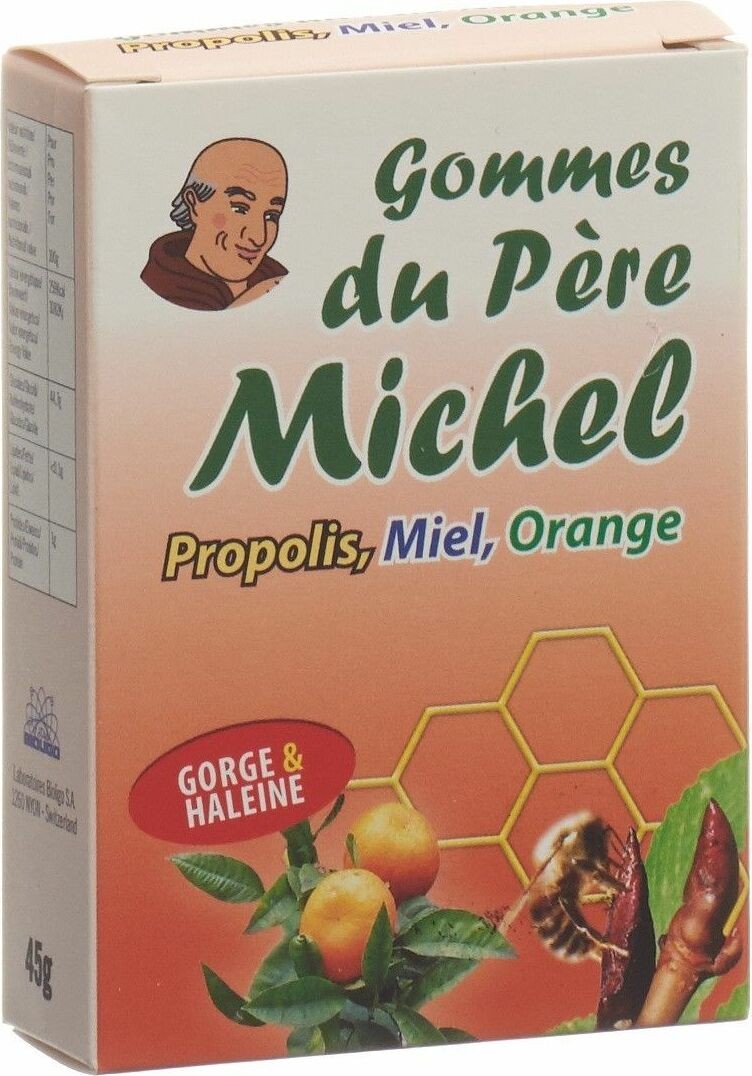 BIOLIGO Gommes du Père Michel Orange (45g)