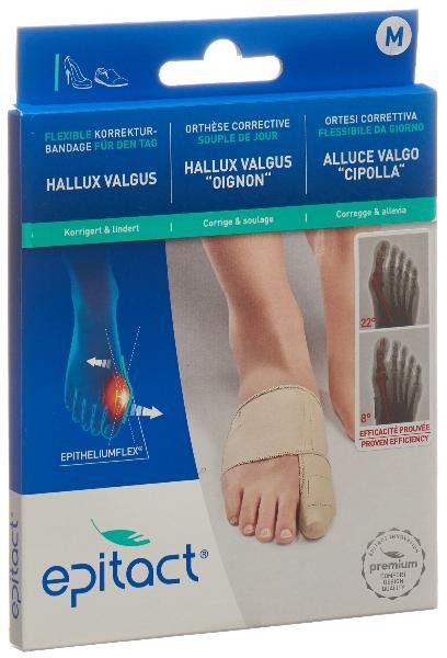 epitact flexible korrektur bandage Hallux Valgus Tag M (1 Stk)