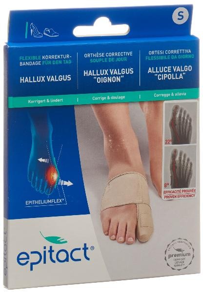 epitact flexible korrektur bandage Hallux Valgus Tag S (1 Stk)
