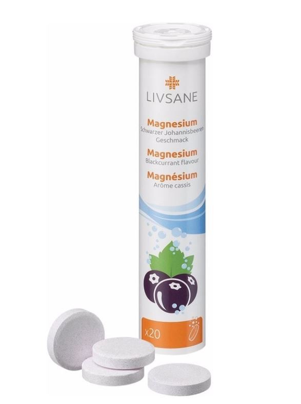 Livsane Magnesium Schwarzer Johannisbeeren (20 Stk)