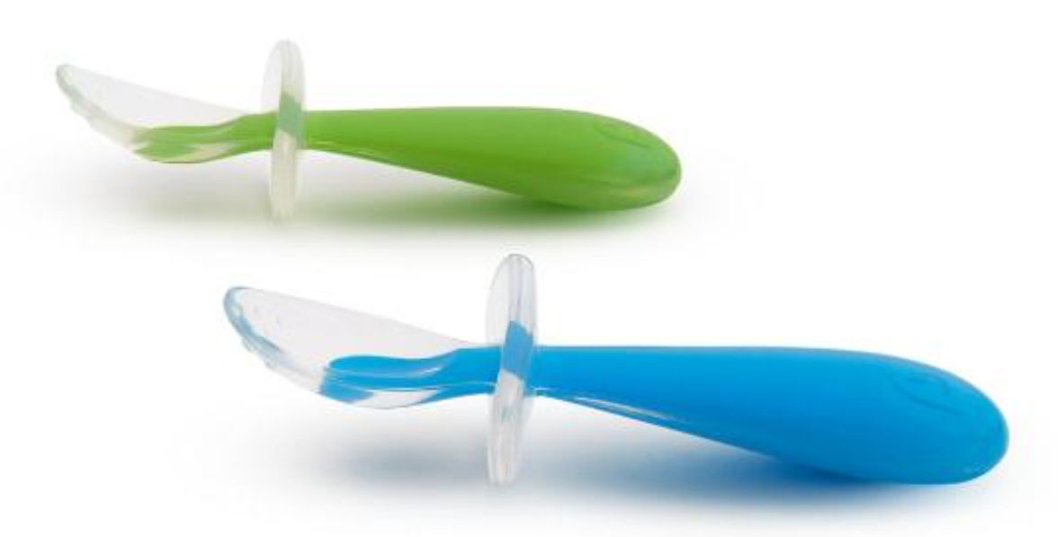 munchkin Silikon Trainingslöffel Gent Scoop (2 Stk)