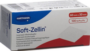 Soft-Zellin Isopropyl Alkoholtupfer 60 x 30mm (100 Stk)