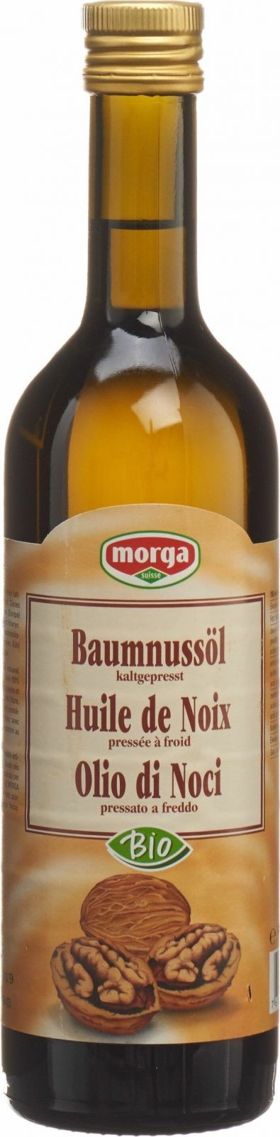morga Baumnussöl kaltgepresst Bio (5dl)