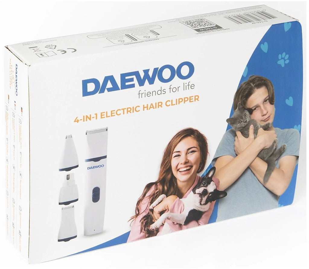 Daewoo dispositivo multifunzione 4-in-1 per la toelettatura del pelo (1 pezzo)