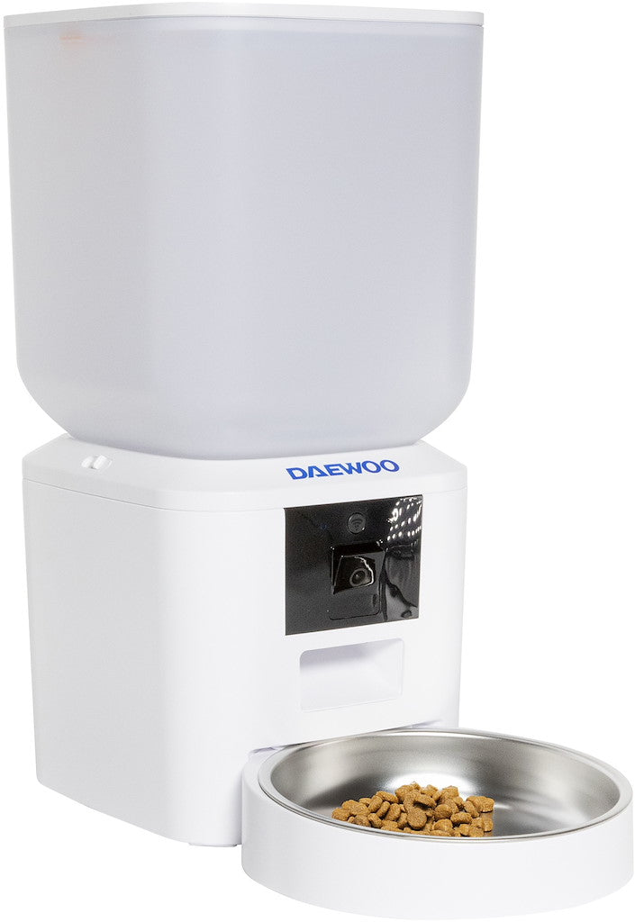 Distributeur automatique de nourriture intelligent Daewoo avec caméra 7 L (1 pièce)