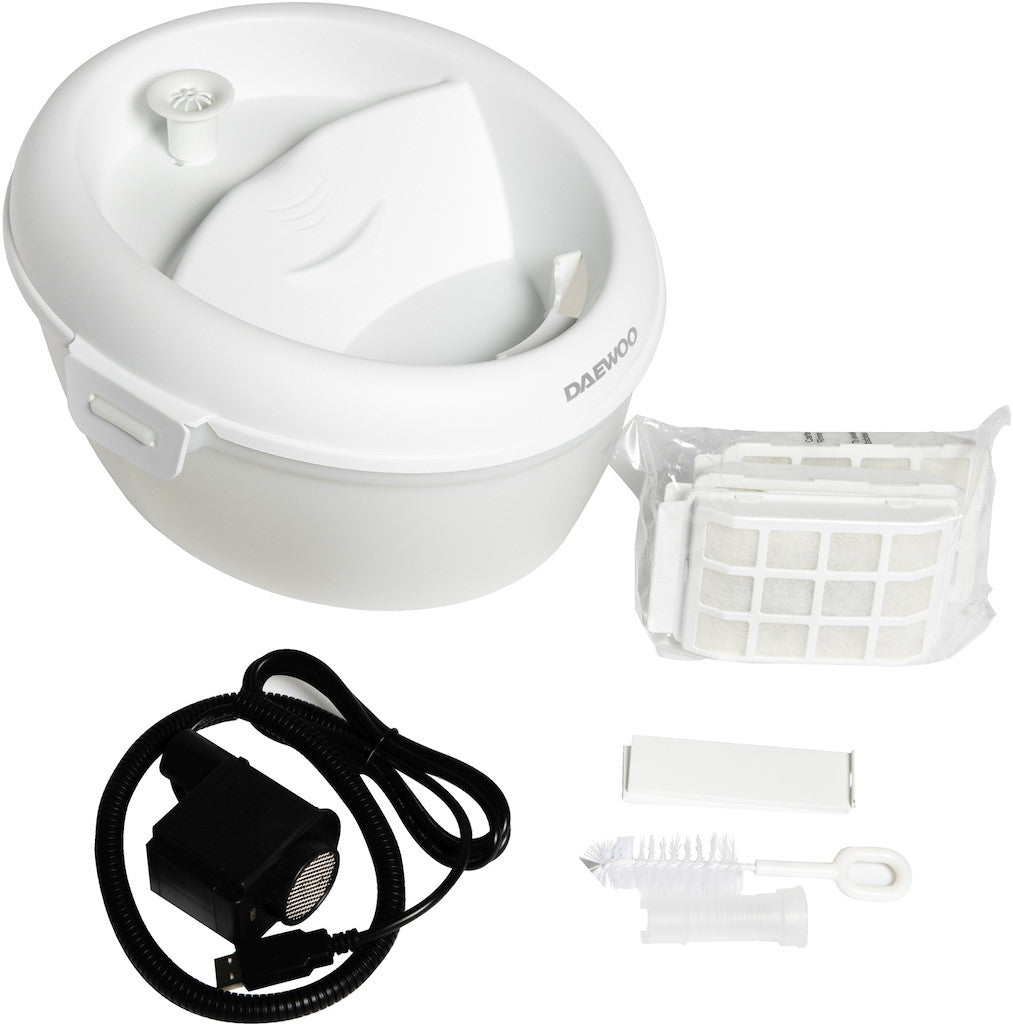 Daewoo Fontaine à eau automatique pour animaux domestiques (1 pièce)