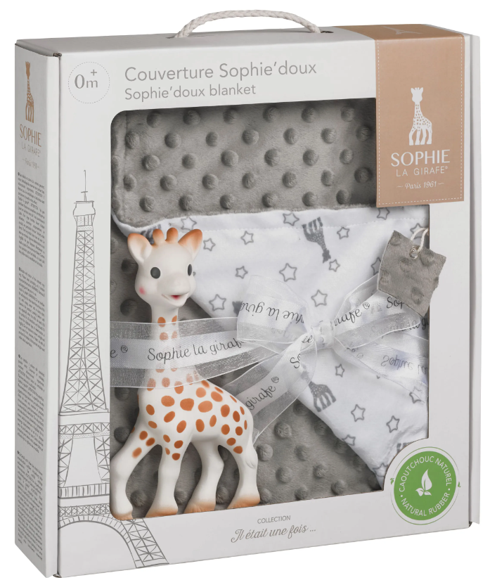 SOPHIE LA GIRAFE Geschenkset Decke (2-teilig)