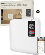 mill Invisible Smart WiFi Panel Heater 400W, weiss, 49x40x8.6cm