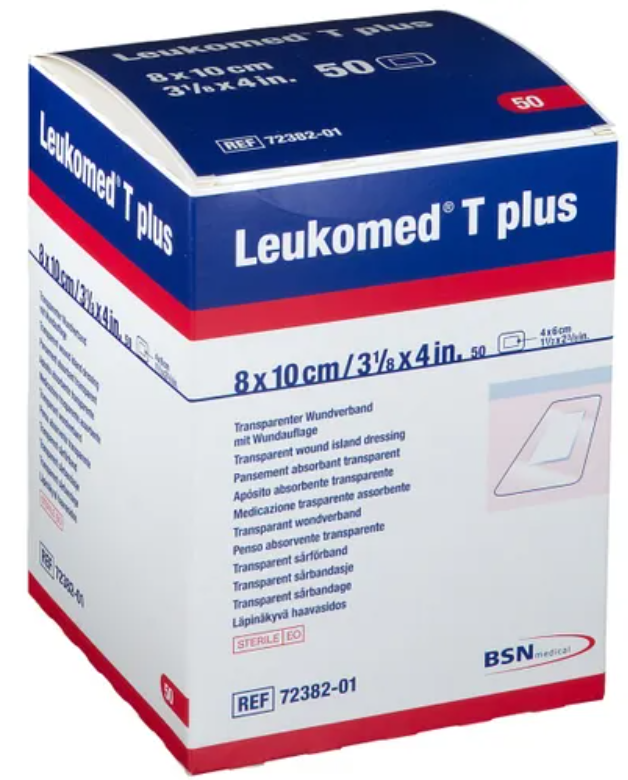 Leukomed T plus Transparenter Wundverband 8x10cm (50 Stk)