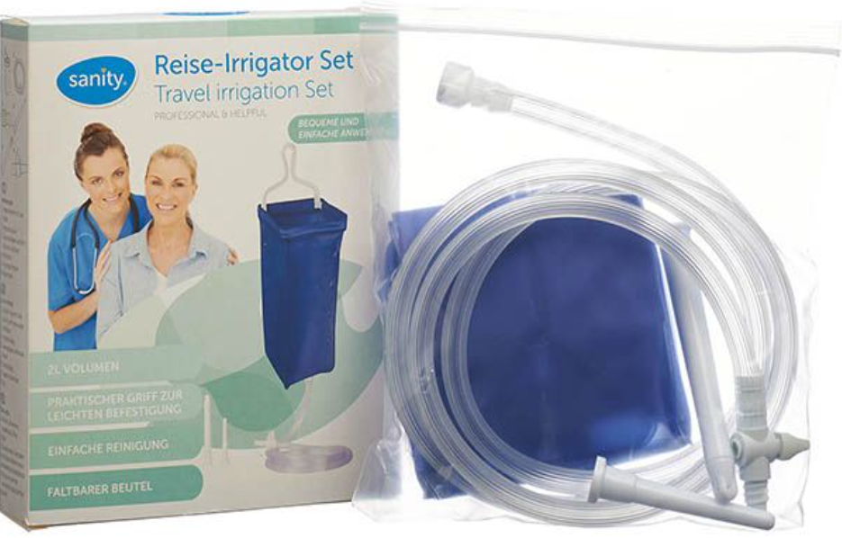 Sanity Reise-Irrigator Set komplett (2L)