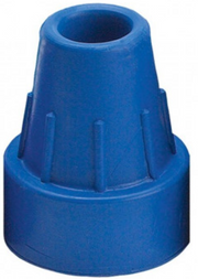 sahag Krückenkapseln 16mm blau (1 Paar)