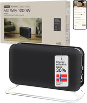 mill WiFi Portable Heater 1200W, schwarz, 62x21x38.5cm