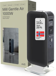 mill Gentle Air Öl-Heizkörper 1000W, schwarz, 27x26x65.5cm