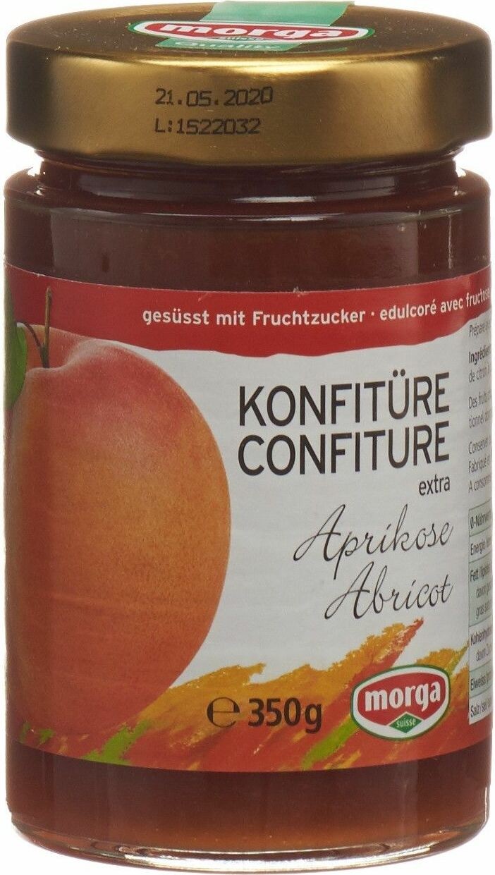 morga Aprikosen Konfi mit Fruchtzucker (350g)