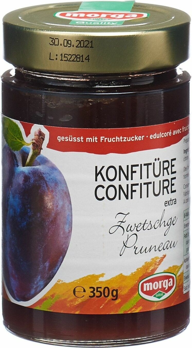 morga Zwetschgen Konfi mit Fruchtzucker (350g)