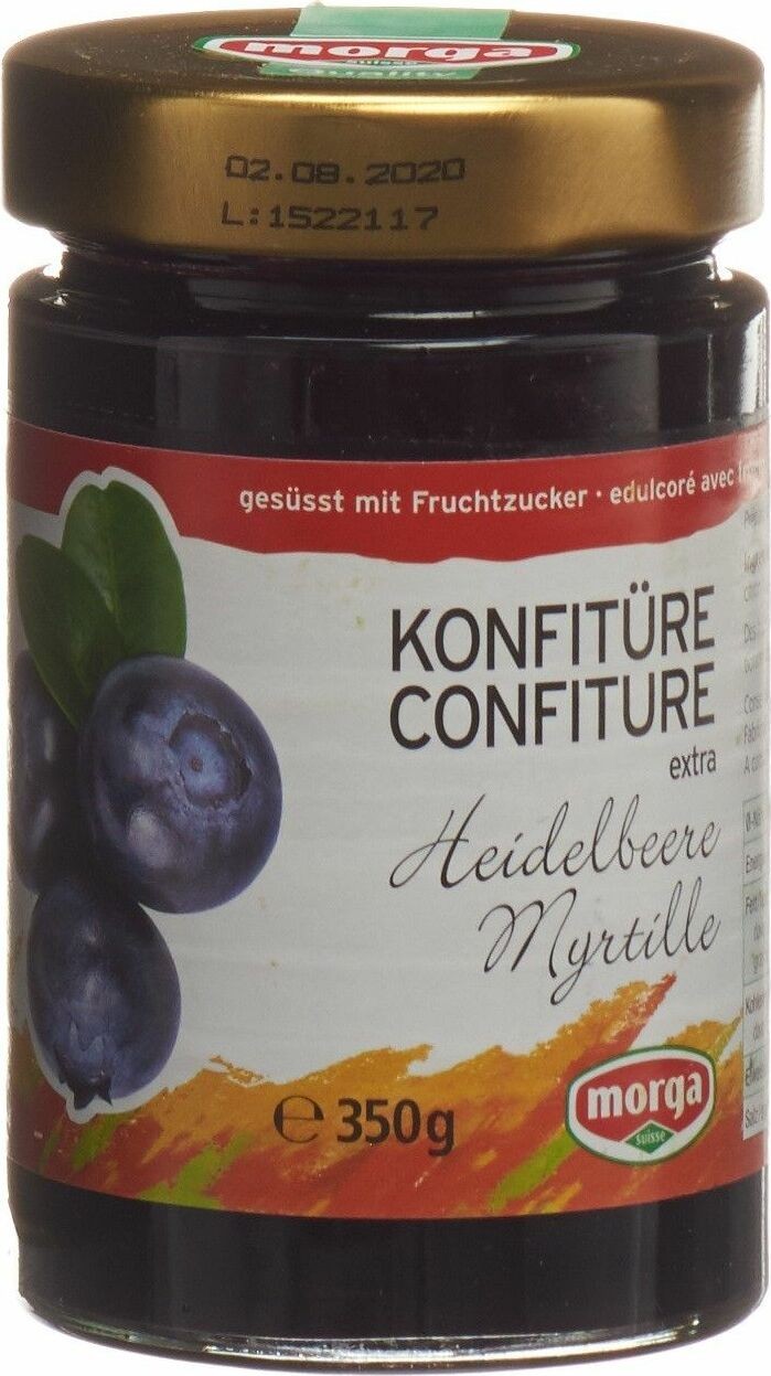 morga Heidelbeer-Konfi mit Fruchtzucker (350g)