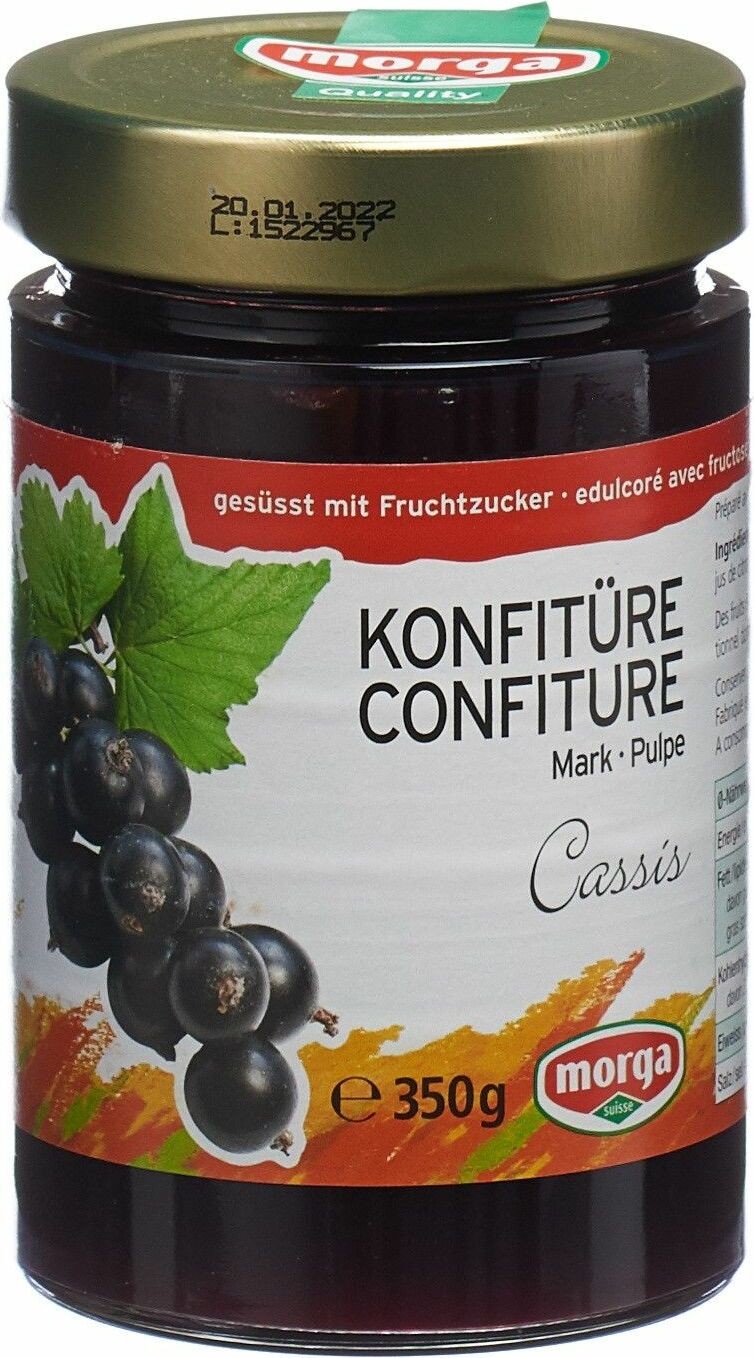 morga Cassismark-Konfi mit Fruchtzucker (350g)