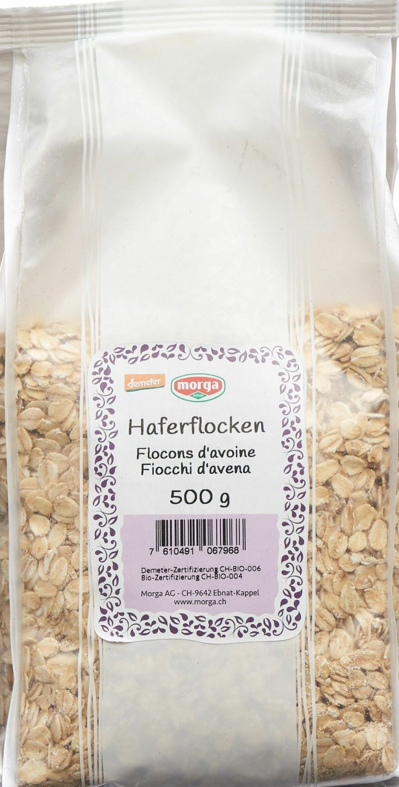 morga Haferflocken Demeter (500g)