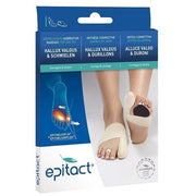 epitact flexible Doppelschutz Korrekturbandage Hallux valgus Tag Grösse L Links (1 Stk)