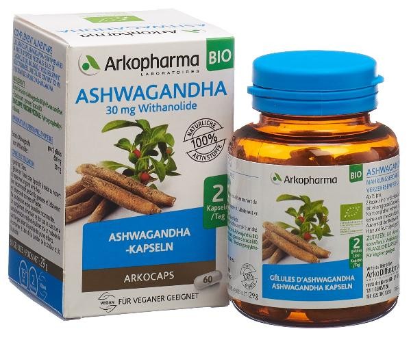 ARKOCAPS Ashwagandha Kapseln Bio (60 Stk)