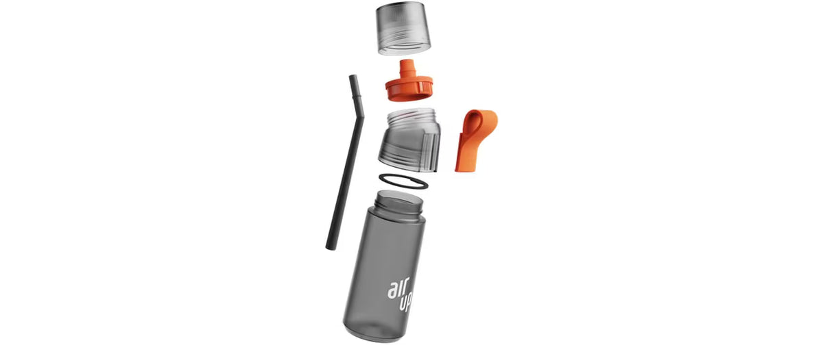 air up Twist Pro Trinkflasche Charcoal Grey, 600ml (1 Stk)