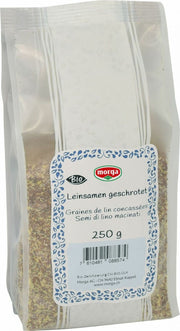 morga Leinsamen geschrotet Bio (250g)