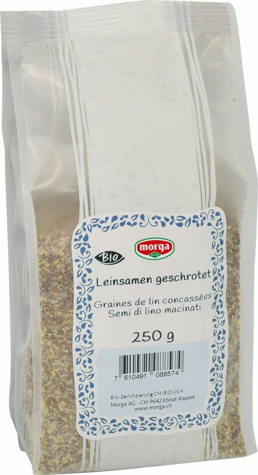 morga Leinsamen geschrotet Bio (250g)