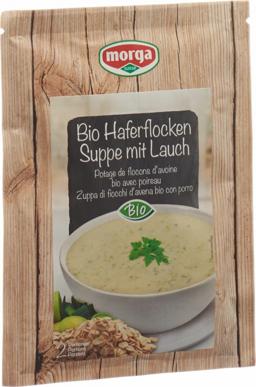 morga Haferflocken Suppe mit Lauch Bio (45g)