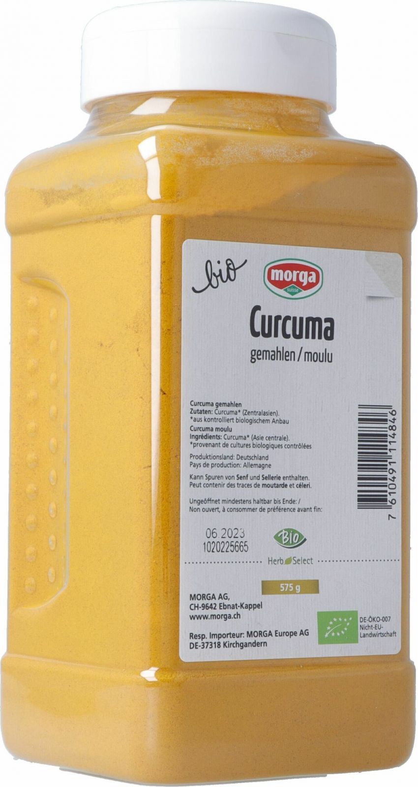 morga Curcuma gemahlen Bio Dose (575g)