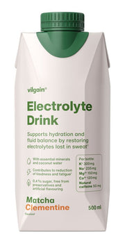 Vilgain Electrolyte Drink Mandarine und Matcha