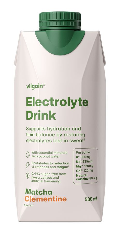 Vilgain Electrolyte Drink Mandarine und Matcha