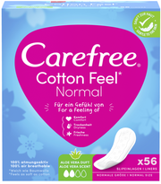 Carefree Cotton Feel Normal Aloe Vera Duft (56 Stk)
