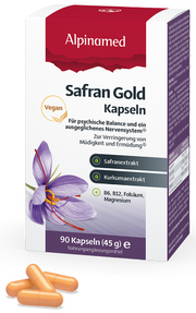 Alpinamed Safran Gold Kapseln (90 Stk)