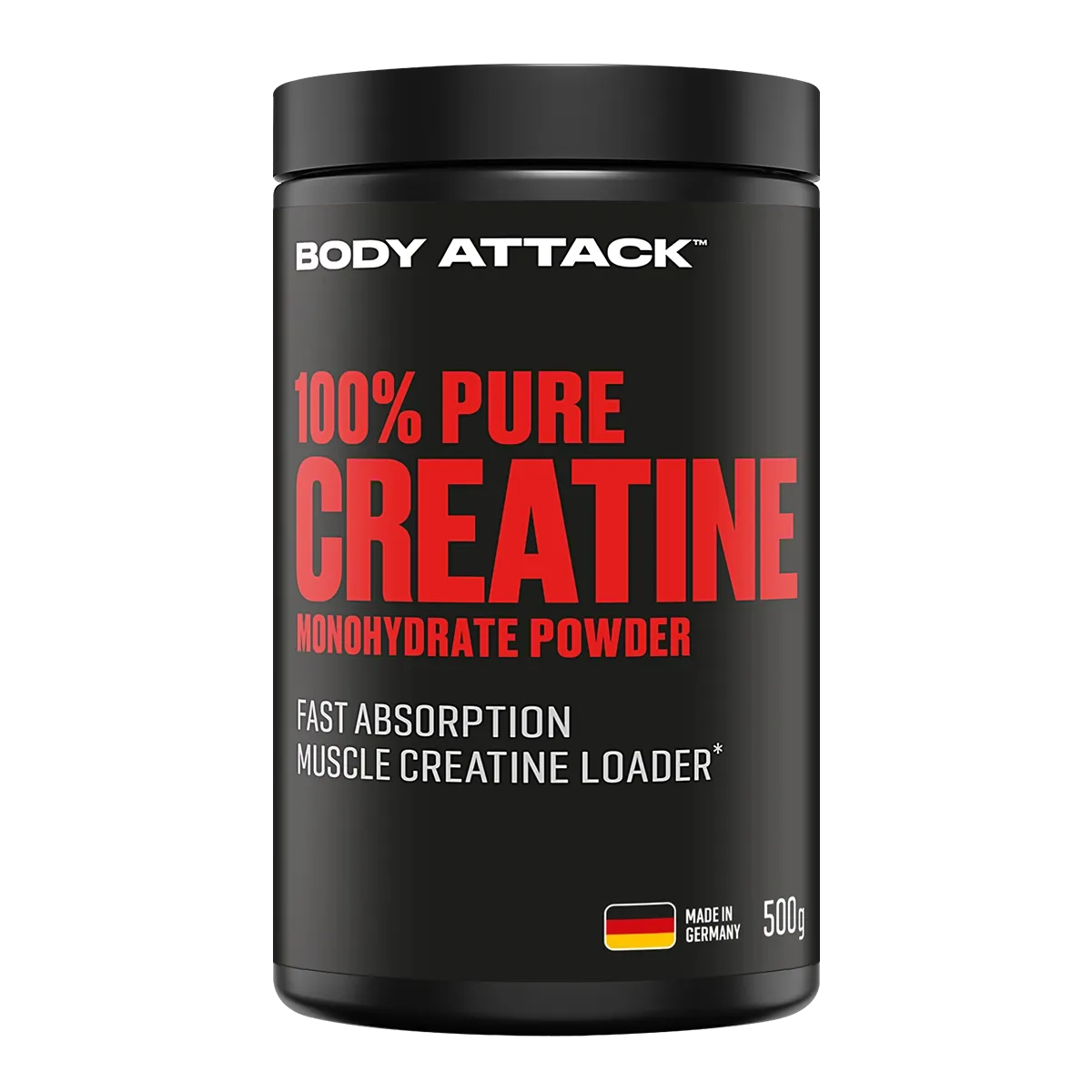 Body Attack 100% Pure Creatine Powder (500g)