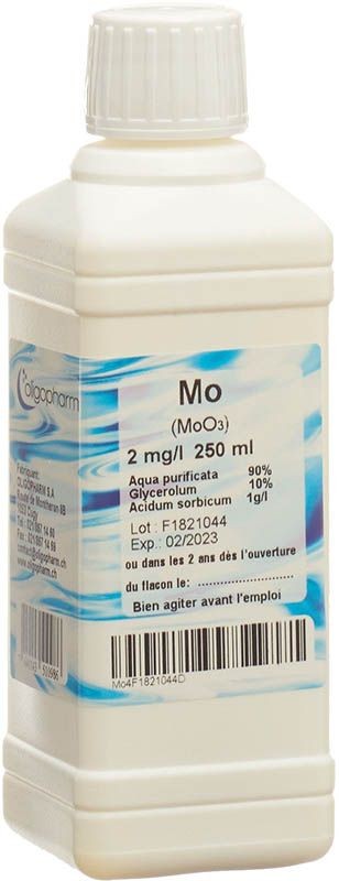 Oligopharm Molybdän Lösung 2 mg/l (250ml)