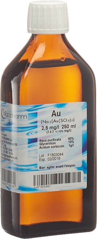 Oligopharm Gold Lösung 2.5 mg/l (250ml)