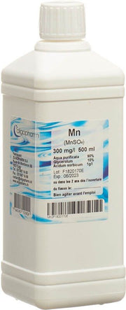 Oligopharm Mangan Lösung 300 mg/l (500ml)