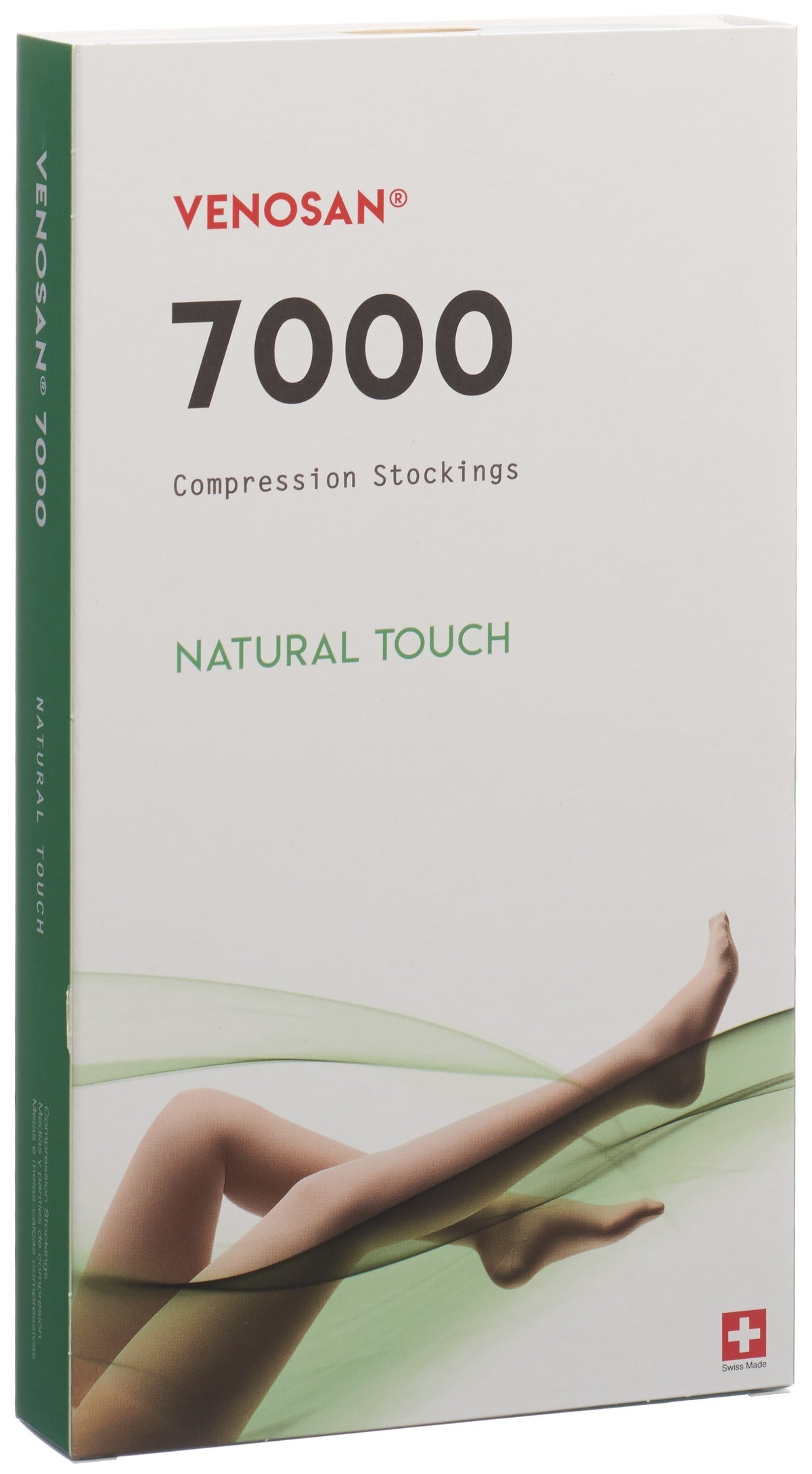 VENOSAN 7002 Wadenstrumpf A-D Kompressionsklasse 2 Grösse L lang offene Spitze beige (1 Paar)