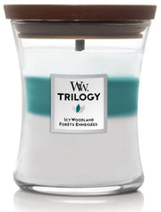 WoodWick Icy Woodland Trilogy Medium Jar (1 Stk)